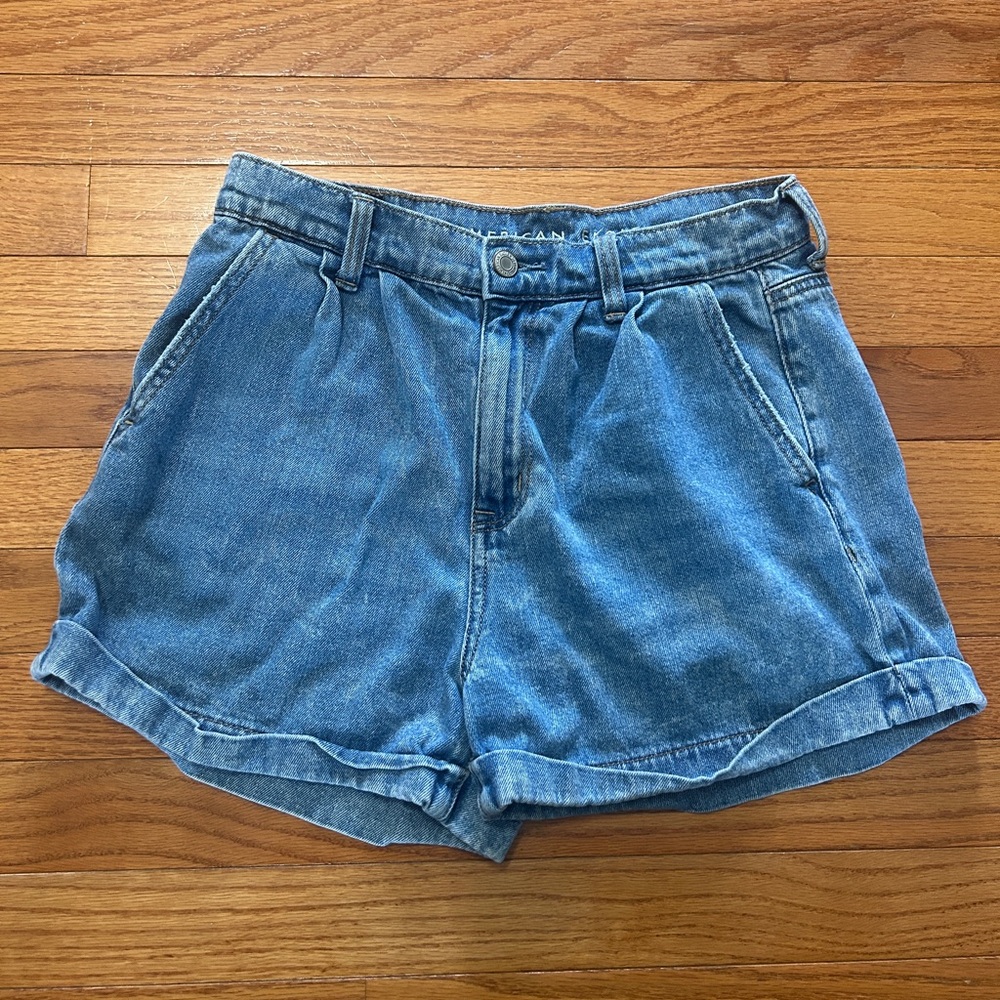 American Eagle Outfitters Blue Denim Jean Shorts
